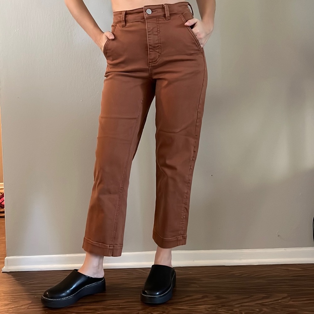 Everlane Straight Leg Pants, 0